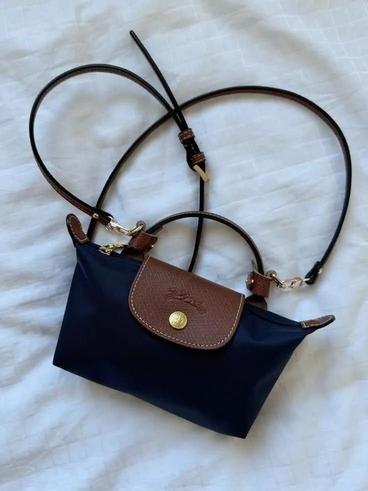 Long Champ Small Bag ( Phone Sized ) ( With Sling Belt )
