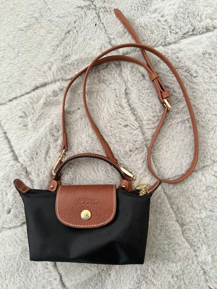 Long Champ Small Bag ( Phone Sized ) ( With Sling Belt )
