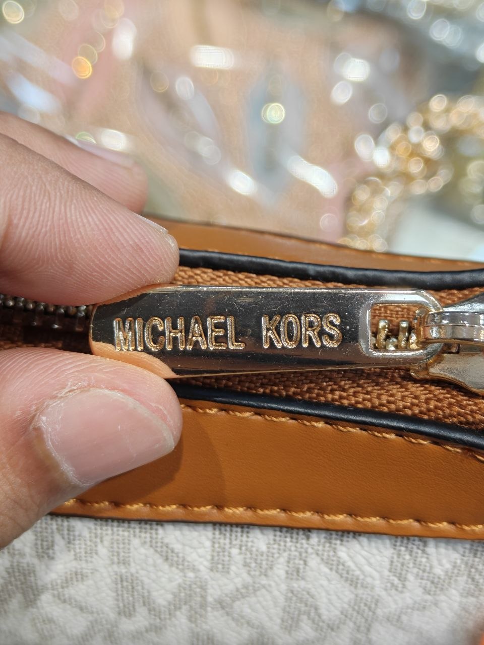 Mk Chain sling With Long Belt ( MINI phone sized )