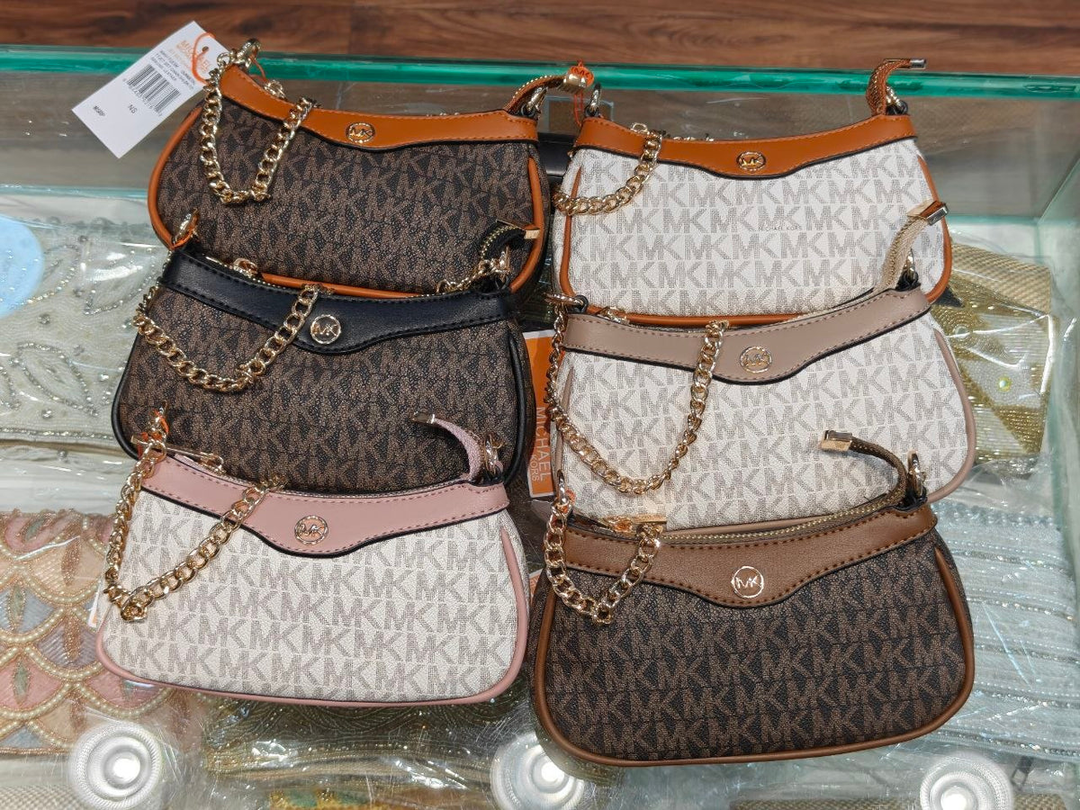 Mk Chain sling With Long Belt ( MINI phone sized )